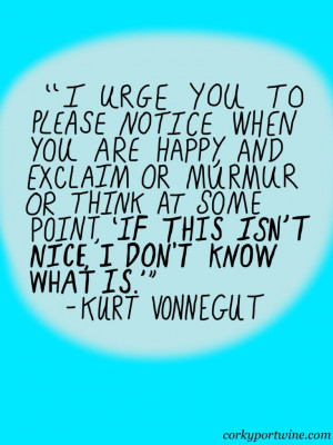 Quote from Kurt Vonnegut
