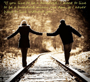 walking together always love quote