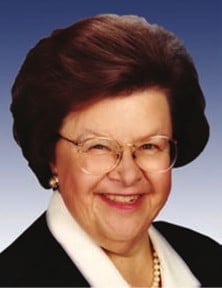 Senator Barbara Mikulski (D-MD)