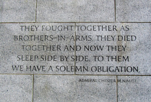 American War Quotes World war ii memorial and the