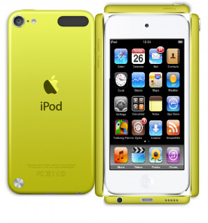 Ipod Touch Paper Yellow Ipod Touch
