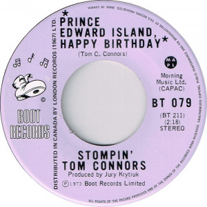 stompin tom connors prince edward island happy birthday boot