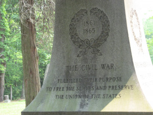 Civil War Monument in Rices Landing, PA