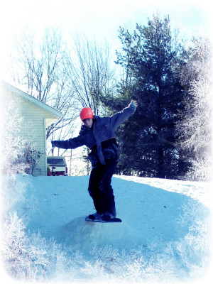 Snowboarding Snow Fun....