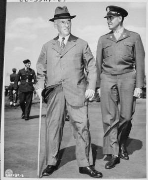 File:Secretary of War Henry Stimson and Col. W. H. Kyle (right) arrive ...