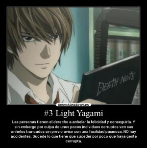 yagami light desmotivaciones