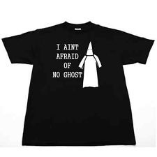Aint Afraid of Ghost funny t-shirt joke racist rude S M L XL 2XL 3XL ...
