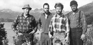 1964 Archaeology crew at Kukak Bay, Alaska
