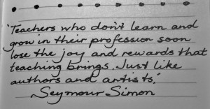 Another piece of Twitter gold! This time it was Seymour Simon whose ...
