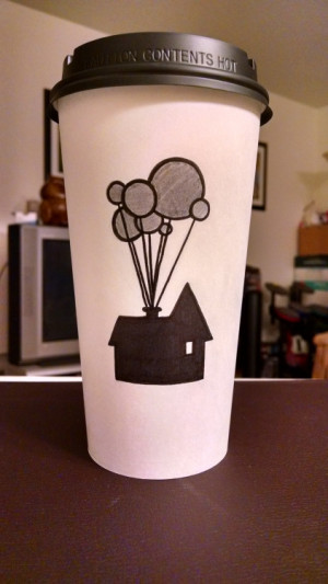 coffee cup doodle