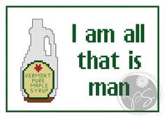 Super Troopers - All That Is Man quote (Printable PDF Pattern). $3.50 ...