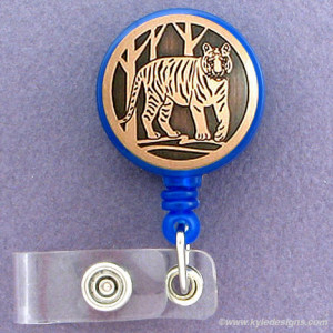 Tiger Badge Reel - Choose any color