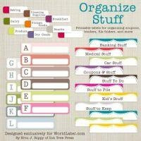 Organizing Labels for all your stuff