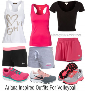 Ariana Inspired Outfits For Volleyball! by rachelhunter78 featuring ...