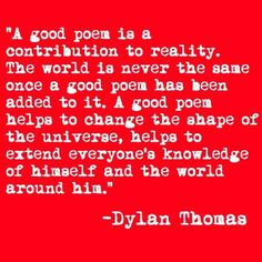 good poem... Dylan Thomas #quotes #poetry