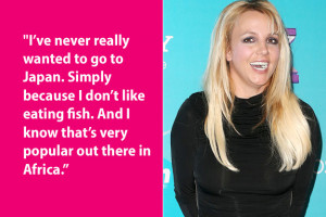 Back in the day, a reporter asked Britney Spears about touring ...