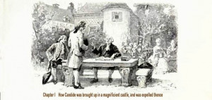 Voltaire Candide Quotes Voltaire doesn't waste time on