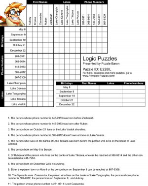 Logic Puzzles