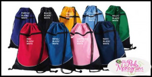 Monogrammed Sports Bag For School Quotes Or Team Order Or Orders Over ...