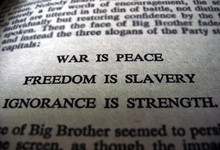war freedom text quotes peace 1984 typography george orwell macro ...