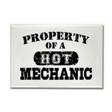 Property of a Hot Mechanic Rectangle Magnet for