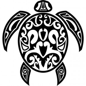 native american design turtle. form drawing. local geography/history.