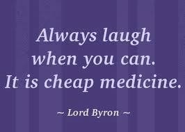 laughing is good medicine