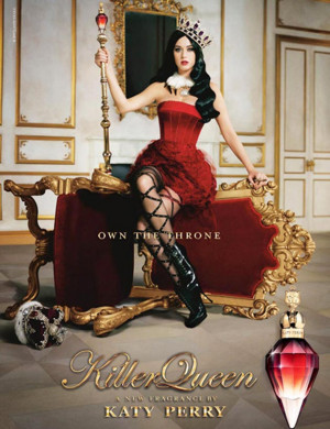 Katy Perry Gets Royal in Killer Queen Perfume Ad, Copies Beyonce ...