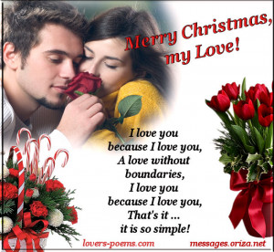 Christmas Message for Lovers