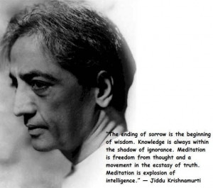 Krishnamurti quotes on meditation