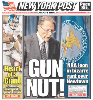 New York Post, New York Daily News Slam NRA's Wayne LaPierre