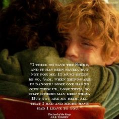 set out to save the shire and it has been saved but not for me makes ...