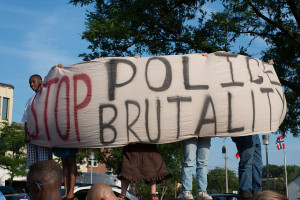 An unfortunate but necessary demonstration against police brutality in ...