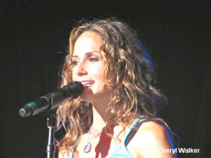 Chely Wright performs at her Reading, Writing and Rhythm Benefit.