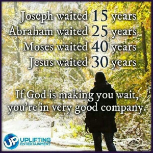 Wait on God