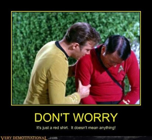 Surprise! 'Star Trek' gold shirts more deadly than red shirts