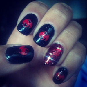 Tech N9ne nails!!! LOVE THEM! Tech Tech N9ne N9ne!