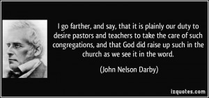 up such in the church as we see it in the word John Nelson Darby