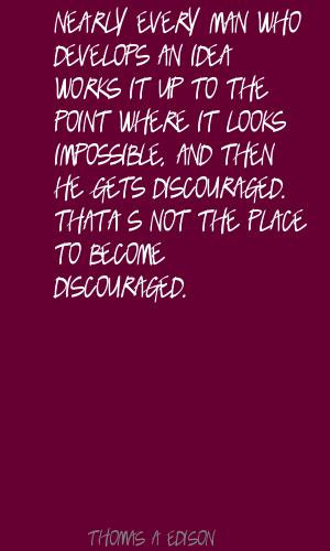 Discouraged Quotes