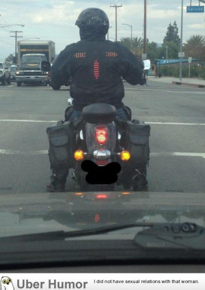 This bikers jacket has signal and brake lights.