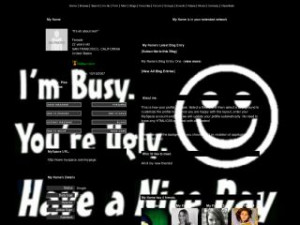 funny quotes xray white myspace layout 8831 Funny Quotes For Myspace
