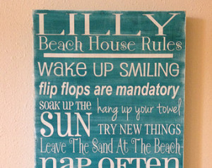extra large lake house or beach hou se family rules - design your own ...