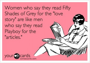 RT if you agree. Women who say they read #50Shades for the 