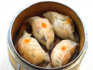 Steamed Snow And Prawn Dumpling Xo Chilli Seafood picture