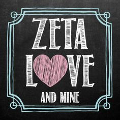 Wish a sister a Happy Valentines Day with a personalized ZTA Valentine ...