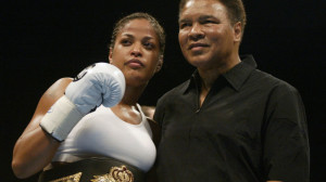 Laila Ali With Father Muhammad Ali - Inspire Others