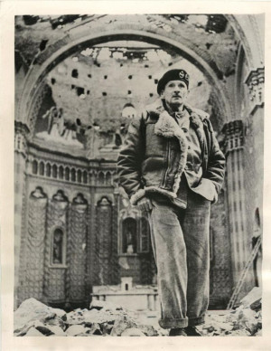 1944- General Bernard Montgomery makes a ruined Italian church one of ...