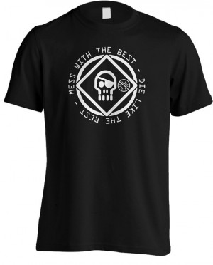Hackers Movie - Mess With the Best DIe LIke the Rest Quote T-shirt