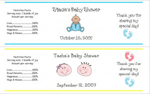 Details about Baby Shower Water Bottle Labels Party Favors Cute!