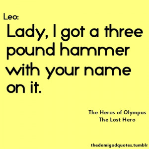 funny heroes of olympus quotes